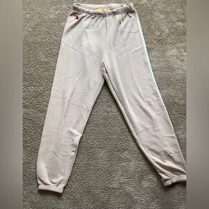 Aviator nation, M , sand colored, sweatpants NWT never worn